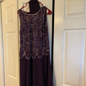 Worn 2 times jkara maxi dress with shawl